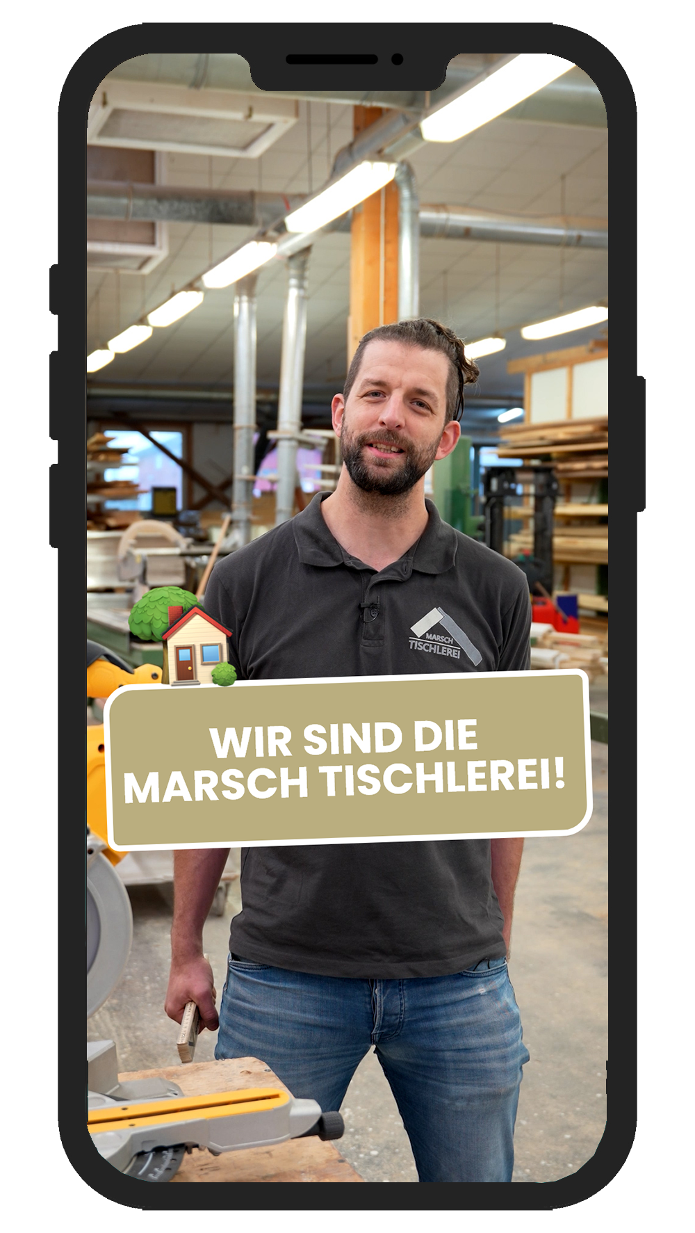 Marsch Tischlerei Mockup